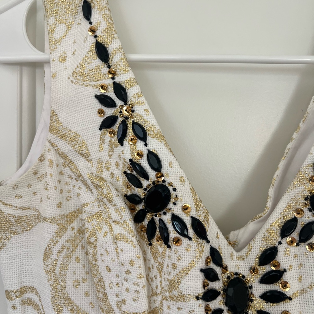 Lilly Pulitzer Laidley White and Gold Dress - Picture 5 of 9